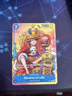 Monkey.D.Luffy (2nd Anniversary Stamped Promo) P-043 One Piece Promotion... - Image 1