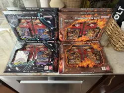 *Set Of 2 Boxes* One Piece TCG Vol 5 And Vol 6 Illustration Boxes - Image 1
