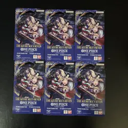 OP14 - EB04 | The Azure Sea’s Seven One Piece TCG Sleeved Booster | Lot of 6 - Image 1