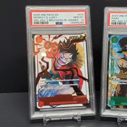 2025 One Piece 3rd Anniversary Winner Sabo Luffy Ace PSA 10 Sequential Set Of 3 - Image 2