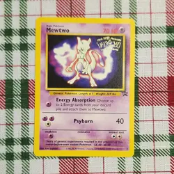 Pokemon TCG Mewtwo Wotc Promo Card 03/53 70 HP Basic 1999 Wizards Regular - Image 1