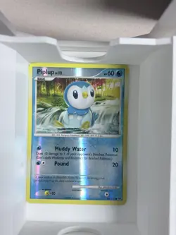 Pokemon Piplup Platinum Reverse Holo 85/127 2009 60 HP Basic Card - Image 1