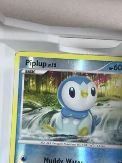 Pokemon Piplup Platinum Reverse Holo 85/127 2009 60 HP Basic Card - Image 3