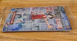 One Piece Monkey.D.Luffy College US Voyage Card P-055 *Original Sealed Pack* - Image 5