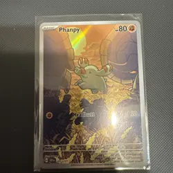 Pokemon TCG Phanpy Illustration Rare Holo Card 205/191 Sv08: Surging Sparks - Image 1