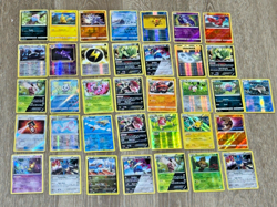 Lot 36 Pokemon Card XY Series + Sun & Moon - Holo, Reverse Holo, EX, Jolteon - Image 1