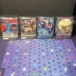 Pokemon V Card Lot of 4. LP. Salamance, Perrserker, Greninja, Whimsicott - Image 1