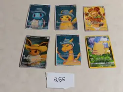 6 Pokemon x Van Gogh Black Star Promo ACG Art Card - Read Description - Image 1