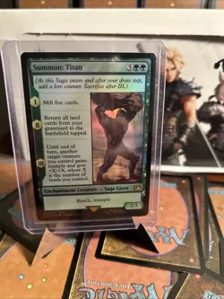 Summon: Titan Final Fantasy Foil Card 204 Rare Collectible - Image 1