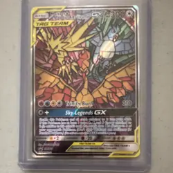 Pokemon Moltres & Zapdos & Articuno GX SM210 TAG TEAM Promo Holo SM Card - Image 1