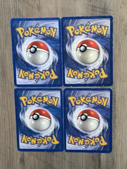 Pokemon TCG Raichu BS2 Holo With Swirl + 3x Pikachu Vintage WOTC 4 Card Lot - Image 2