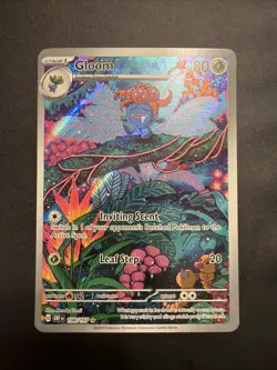 Gloom 198/197 SV03: Scarlet & Violet Obsidian Flames Holo Pokemon Tcg Card LP - Image 1