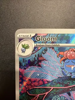 Gloom 198/197 SV03: Scarlet & Violet Obsidian Flames Holo Pokemon Tcg Card LP - Image 2