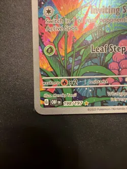 Gloom 198/197 SV03: Scarlet & Violet Obsidian Flames Holo Pokemon Tcg Card LP - Image 5