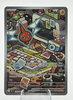 Rotom 197/182 Destined Rivals Illustration Full Art Holo Pokemon TCG Card - Image 1