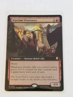 Wartime Protestors Extended Art Avatar: The Last Airbender Foil 375 - Image 1