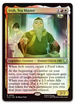 Iroh, Tea Master #228 (Foil) (NM) TLA Magic MTG - Image 1