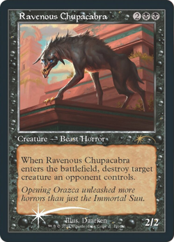 Ravenous Chupacabra (Open House) [Wizards Play Network 2023] Magic MTG - Image 1