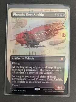 MTG Avatar: The Last Airbender: Phoenix Fleet Airship FOIL Borderless (0323) - Image 1