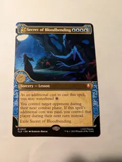 MTG Secret of Bloodbending (Showcase) (337) | NM | Avatar: Last Airbender {TLA} - Image 1