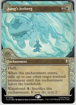 MTG Aang's Iceberg (Showcase) Foil NM Avatar: The Last Airbender Magic 336 - Image 1