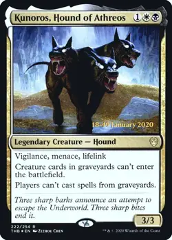 Kunoros, Hound of Athreos * Prerelease FOIL * - THB Theros Beyond Death - Image 1