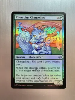 Chomping Changeling - 172 - MTG: Lorwyn Eclipsed - Uncommon - FOIL - Image 1