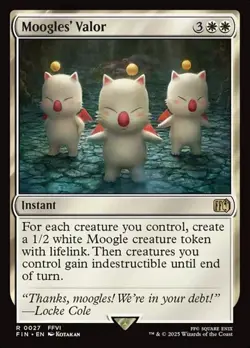 Moogles' Valor - Foil FIN NM MTG - Image 1