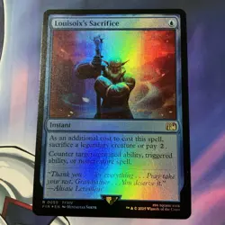 MTG Louisoix's Sacrifice 59 Rare Foil Final Fantasy NP - Image 1