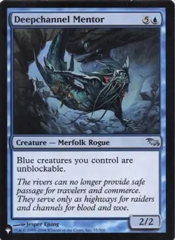 Deepchannel Mentor U Regular #SHM-35 | PLST The List | MTG - Image 1