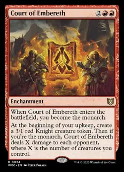 Court of Embereth - Foil WoEC NM MTG - Image 1