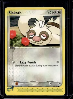 2003 Pokemon EX Sandstorm Slakoth #80/100 - Image 1