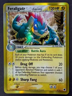 Feraligatr - Stage 2 Delta Species - Pokemon TCG 2/101 - Rare Holo - Image 1