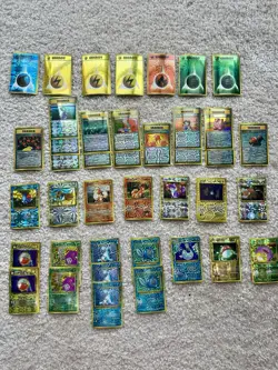 Pokemon Pocket Monsters Vending Machine Sticker Lot Of 35 Holo Prism Japanese 96 - Image 1
