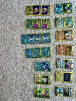 Pokemon Pocket Monsters Vending Machine Sticker Lot Of 35 Holo Prism Japanese 96 - Image 3