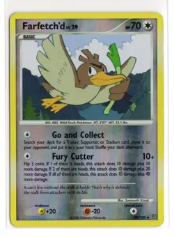 Pokemon Diamond Pearl Stormfront Reverse Holo Farfetch'd 38 2008 - Image 1