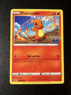 Charmander 008/078 Common Pokemon Go SWSH NM 2022 - Image 1