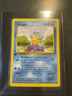 Pokemon 1st Edition German Base Set Squirtle (Schiggy) - Image 1