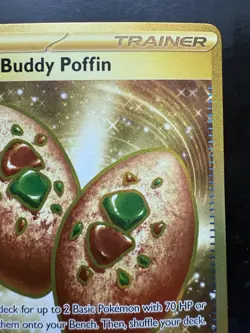 Pokemon Gold Buddy-Buddy Poffin 223/167 Sv06: Twilight Masquerade Holo (NM) - Image 3