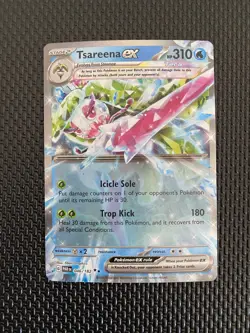 Tsareena ex 046/182 SV04: Paradox Rift - Double Rare Holo - NM - Pokemon TCG - Image 2