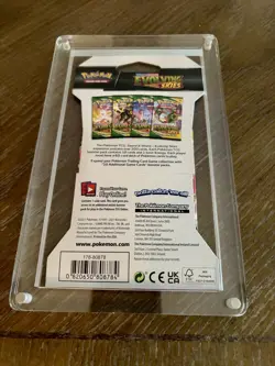 Pokemon Evolving Skies Sleeved Booster Pack, With Acrylic Case - Image 2