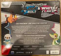 Pokemon Scarlet And Violet Black Bolt And White Flare Poster Collection Sealed - Image 2