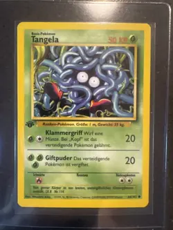 Pokemon 1st Edition German Base set Tangela - Image 1