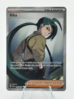 Pokemon TCG Rika 241/182 Paradox Rift Ultra Rare Full Art NM - Image 1