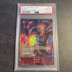 One Piece 2022 Romance Dawn Sanji OP01 #013 Alternate Art PSA 10 - Image 1