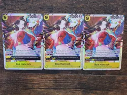One Piece 14-112 Boa Hancock x3 The Azure Sea's Seven Foil Near Mint - Image 1