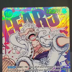 Monkey.D.Luffy SEC Alternate Art OP05-119 Awakening of the New Era One Piece TCG - Image 2