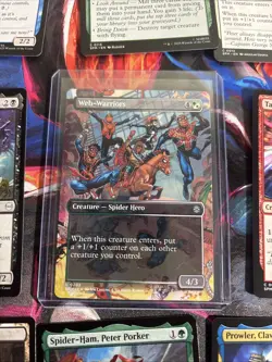 Magic The Gathering Marvel's Spider-Man Foil Trading Card Lot Of 14 Cards MTG - Image 1