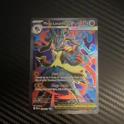 Pokemon TCG Mega Lucario EX 160/132 Ultra Rare Holo Card Mega Evolutions - Image 1