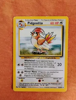 Pokemon Pidgeotto 22/102 Base Set Regular Uncommon Card 60 HP English - Image 1